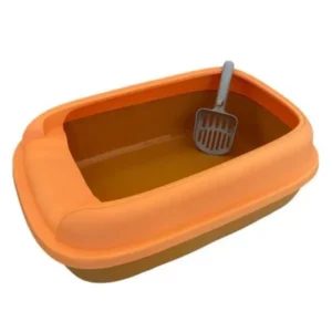 Large Cat Litter Box (65cm Long, 46cm Wide, and 22cm High)
